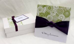 Ela Floral Invitation and Favour